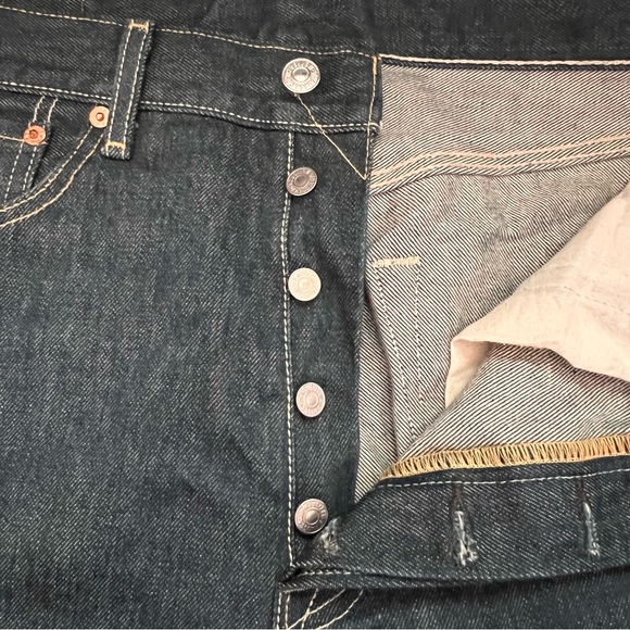 Levi's 501 XX Button Fly Red Tab Blue Jeans | Men's W34 - Picture 2 of 13